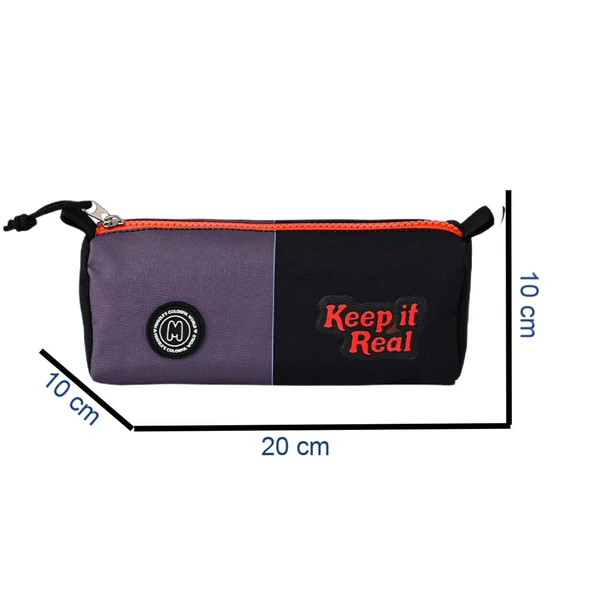 Muggle 3 Bölmeli Black Okul Sırt Çantası + Beslenme Çantası + Kalemlik - Resim 4