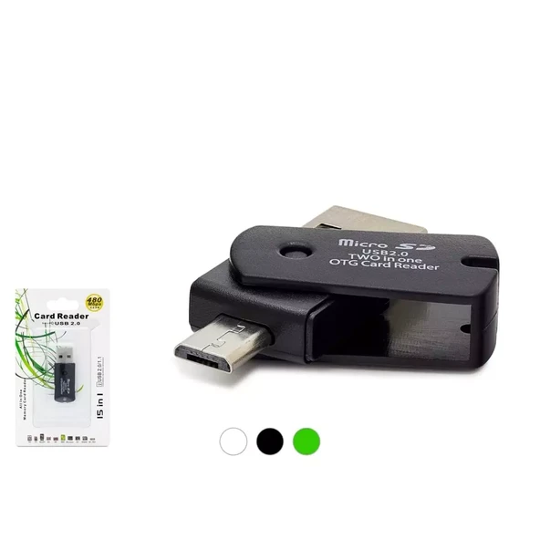 Hadron Hn121 Card Reader Usb Micro Micro Sd Çok Renkli ürün görseli