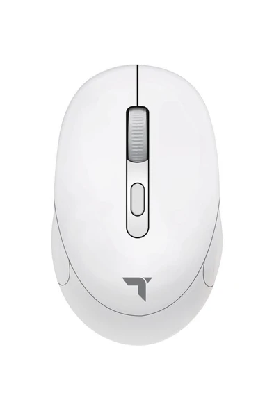 Torima TM-17 Beyaz Çift Modlu Sessiz Kablosuz Mouse Fare - Resim 2