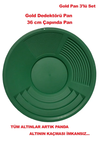 Gold Dedektörü Altın Eleme Yıkama Pan Seti - Resim 2