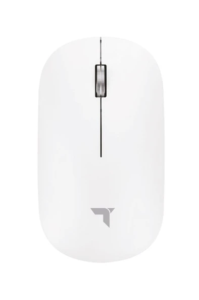 Torima TM-19 Beyaz Çift Modlu Sessiz Kablosuz Mouse Fare - Resim 2