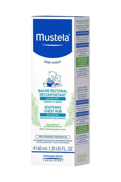 Mustela Rahatlatıcı Göğüs Balsamı 40 ml - 3