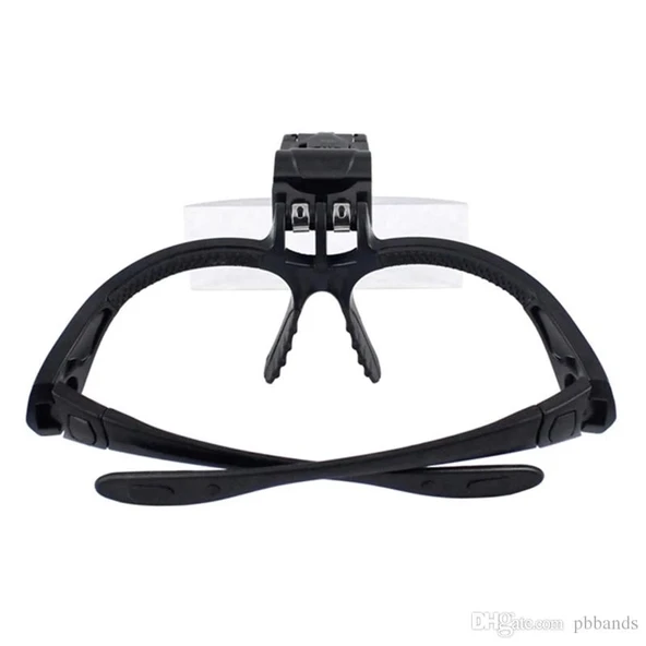 Işıklı Gözlük Büyüteç 5 Farklı Lens 9892b - 6