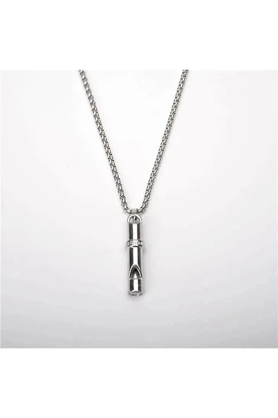 Deprem Düdüğü Çelik Kolye - 4