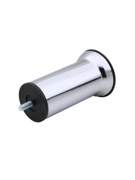 Metal Ayak Vidalı Pasolu Mobilya Yatak Koltuk Baza Ayağı(METAL)(10CM - 12CM - 15CM)(8MM)(VİDALI) Krom 12cm 12cm - 4 ADET - 3