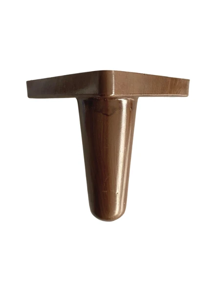 Rüzgar Plastik 12cm Ayak Mobilya Masa ve Dolap Ayağı(12CM)(AHŞAP DESENLİ)(KAHVERENGİ) Ahşap Rengi 12cm 12cm - 2 ADET - Resim 2