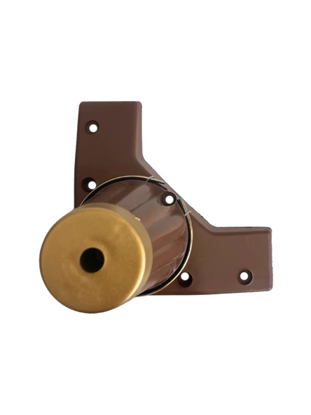 Babil 12cm Plastik Ayak Mobilya Masa ve Dolap Ayağı(12CM)(KAHVERENGİ- ALTIN) Kahverengi 12cm 12cm - 1 ADET - Resim 4