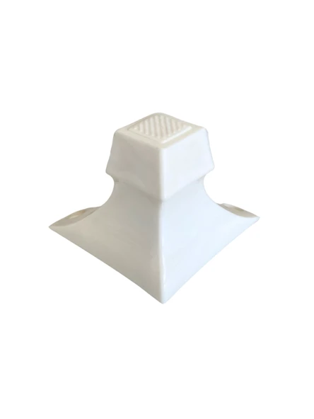 Lükens Beyaz 8cm Plastik Ayak Mobilya Masa ve Dolap Ayağı(8CM)(BEYAZ) Beyaz 8cm 8cm - 2 ADET - Resim 2