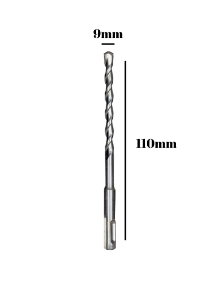 Beton Hilti Ucu Duvar Delme Hilti Delici Matkap Ucu(DELİCİ) 9mm x 110mm - 4