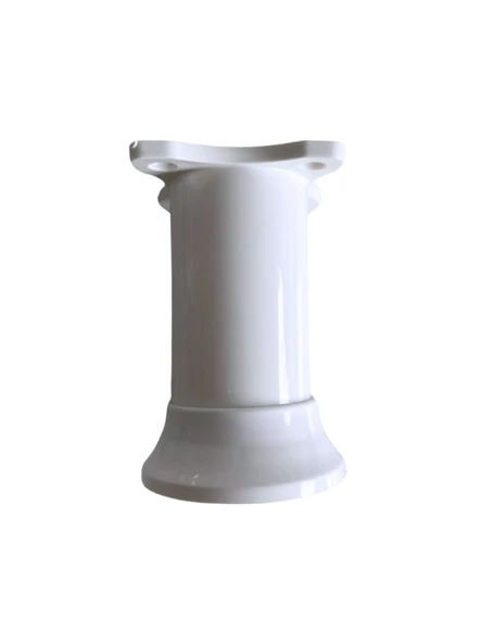 Plastik Beyaz Ayarlanabilir Ayak Masa Dolap ve Mobilya Ayağı(BEYAZ)(10CM) Beyaz 10cm 10cm - 4 ADET - Resim 2