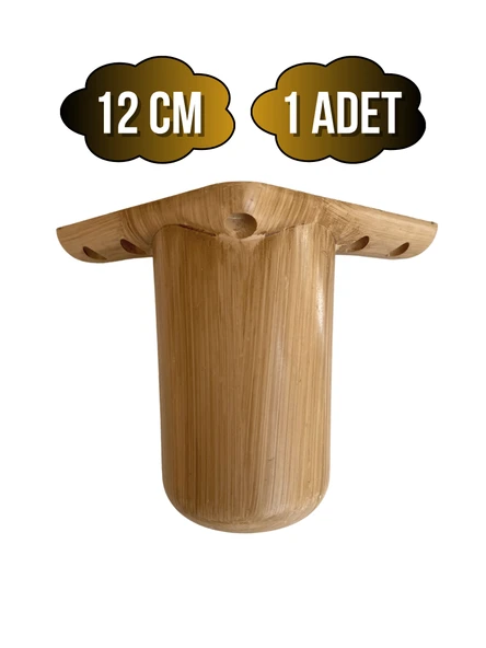 Bohem Yuvarlak 12cm Ahşap Desenli Plastik Ayak Mobilya Masa ve Dolap Ayağı(12CM)(AHŞAP DESENLİ) Ahşap Rengi 12cm 12cm - 1 ADET ürün görseli 1