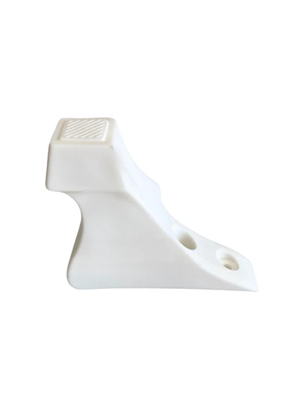 Lükens Beyaz 8cm Plastik Ayak Mobilya Masa ve Dolap Ayağı(8CM)(BEYAZ) Beyaz 8cm 8cm - 2 ADET - Resim 3