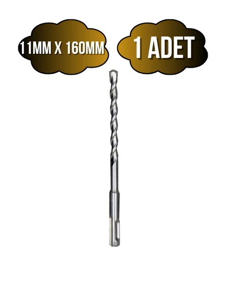Beton Hilti Ucu Duvar Delme Hilti Delici Matkap Ucu(DELİCİ) 11mm x 160mm - 1