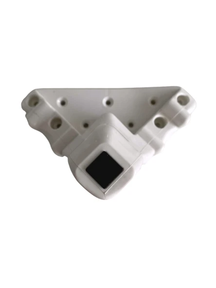 Lükens Desenli 11cm Plastik Ayak Mobilya Masa ve Dolap Ayağı(BEYAZ)(11CM) Beyaz 11cm 11cm - 1 ADET - 4