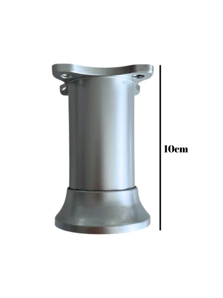 Plastik Gri Ayarlanabilir Ayak Masa Dolap ve Mobilya Ayağı(GRİ)(8CM - 10CM) Gri 10cm 10cm - 2 ADET - Resim 4
