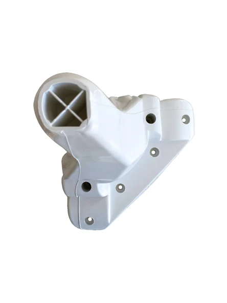 Sultan Lükens Desenli 14CM Beyaz Plastik Ayak Mobilya Masa ve Dolap Ayağı(14CM)(BEYAZ) Beyaz 14cm 14cm - 2 ADET - Resim 4