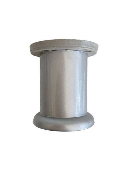 Plastik Düz Gümüş Gri 8cm Ayarlı Ayak Mobilya Masa ve Dolap Ayağı(8CM)(GÜMÜŞ GRİ) Gri 8cm 8cm - 2 ADET - Resim 2