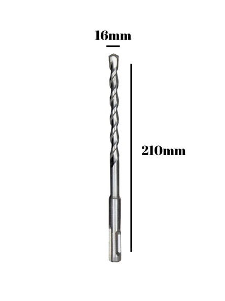 Beton Hilti Ucu Duvar Delme Hilti Delici Matkap Ucu(DELİCİ) 16mm x 210mm - 4