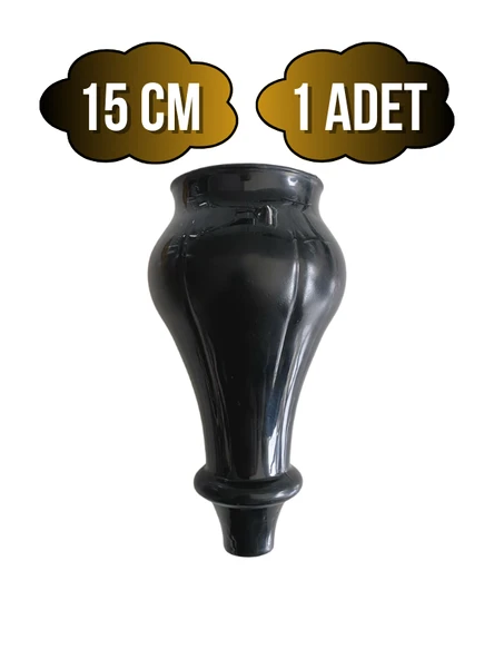 Tombul Siyah 15cm Plastik Ayak Mobilya Masa ve Dolap Ayağı(SİYAH)(15CM) Siyah 15cm 15cm - 1 ADET ürün görseli 1