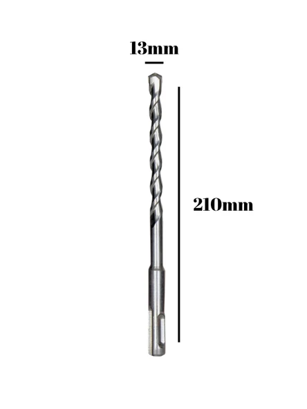 Beton Hilti Ucu Duvar Delme Hilti Delici Matkap Ucu(DELİCİ) 13mm x 210mm - 4