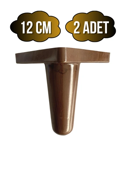 Rüzgar Plastik 12cm Ayak Mobilya Masa ve Dolap Ayağı(12CM)(AHŞAP DESENLİ)(KAHVERENGİ) Ahşap Rengi 12cm 12cm - 2 ADET ürün görseli