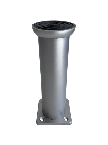 Plastik Gümüş Ayarlı Ayak Mobilya Masa ve Dolap Ayağı(12CM - 15CM)(GÜMÜŞ - GRİ) Gümüş 15cm 15cm - 2 ADET - Resim 3