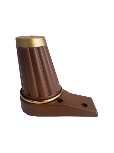 Babil 12cm Plastik Ayak Mobilya Masa ve Dolap Ayağı(12CM)(KAHVERENGİ- ALTIN) Kahverengi 12cm 12cm - 4 ADET - Resim 3