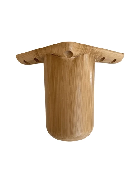 Bohem Yuvarlak 12cm Ahşap Desenli Plastik Ayak Mobilya Masa ve Dolap Ayağı(12CM)(AHŞAP DESENLİ) Ahşap Rengi 12cm 12cm - 1 ADET - Resim 6