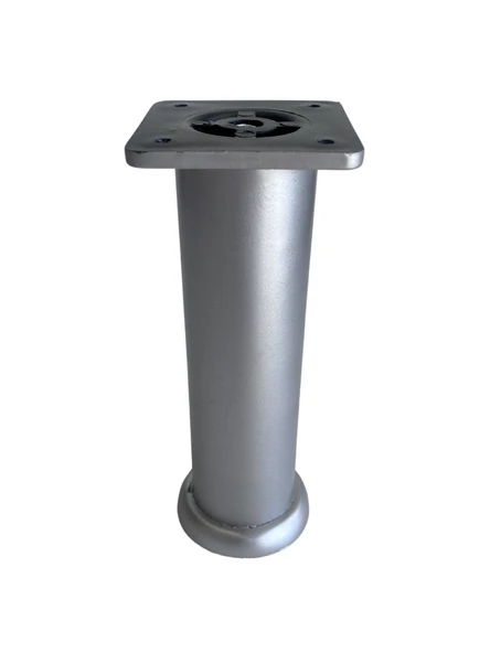 Plastik Gümüş Ayarlı Ayak Mobilya Masa ve Dolap Ayağı(12CM - 15CM)(GÜMÜŞ - GRİ) Gümüş 15cm 15cm - 2 ADET - Resim 4