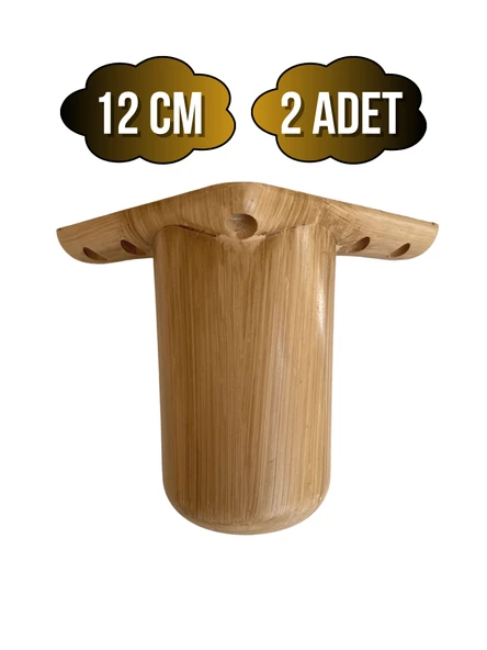 Bohem Yuvarlak 12cm Ahşap Desenli Plastik Ayak Mobilya Masa ve Dolap Ayağı(12CM)(AHŞAP DESENLİ) Ahşap Rengi 12cm 12cm - 2 ADET ürün görseli