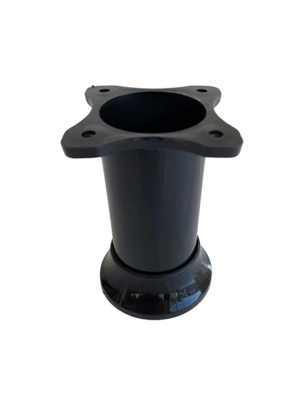 Plastik Siyah Ayarlanabilir Ayak Masa Dolap ve Mobilya Ayağı(SİYAH)(6CM - 10CM) Siyah 10cm SİYAH - 10cm - 2 ADET - Resim 3