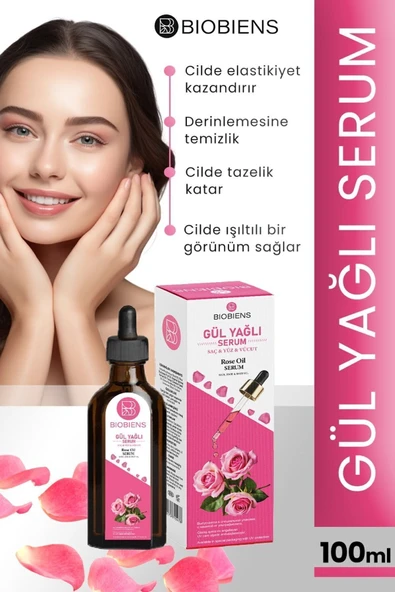 Gül Yağlı Yüz Vücut Serumu 100 ML - 1