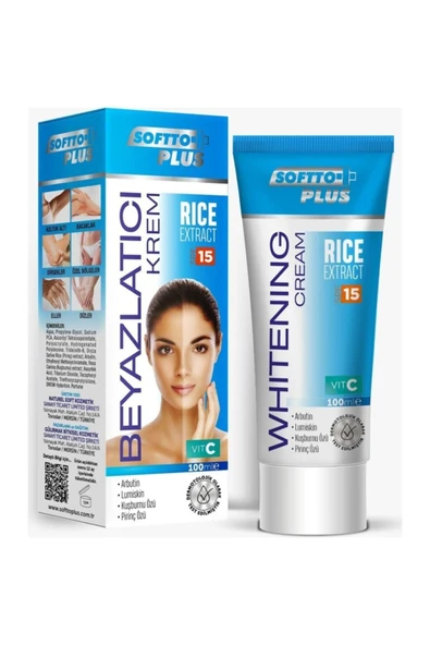 Softto Plus Pirinç Özlü Beyazlaştırıcı Krem - 3