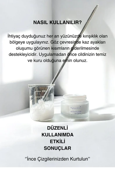 Botaxyglen with Retinol Dolgunlaştırıcı ve Kırışıklık Karşıtı Krem 50ml - 6