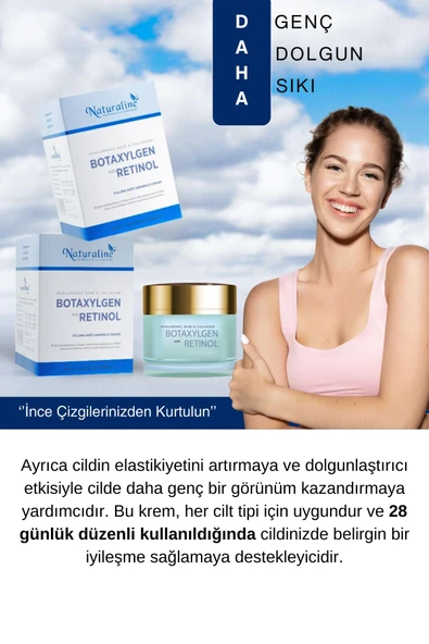 Botaxyglen with Retinol Dolgunlaştırıcı ve Kırışıklık Karşıtı Krem 50ml - 2