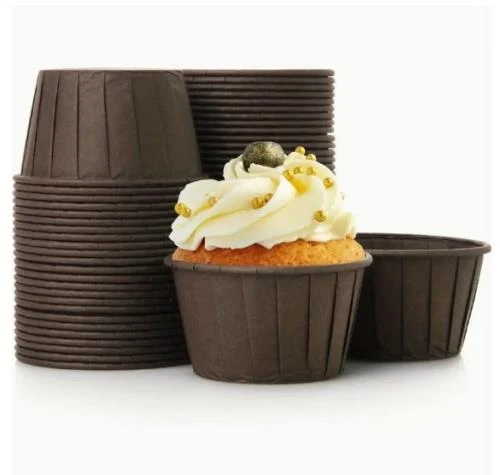 Cupcake/Muffin /Suffle Kek Kapsülü Kahverengi 50 Li ürün görseli