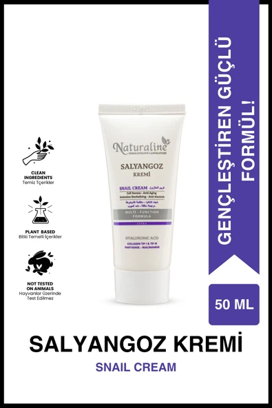 Salyangoz Kremi (Snail Cream) - Hyaluronic acid, Collagen Tıp I & Tıp III, Panthenol ve Niacinamide - 1