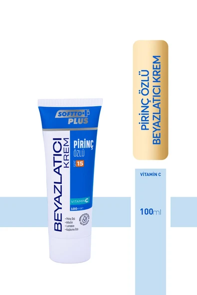 Softto Plus Pirinç Özlü Beyazlaştırıcı Krem - 1