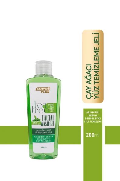 Çay Ağacı Yüz Temizleme Jeli 200 Ml - 1