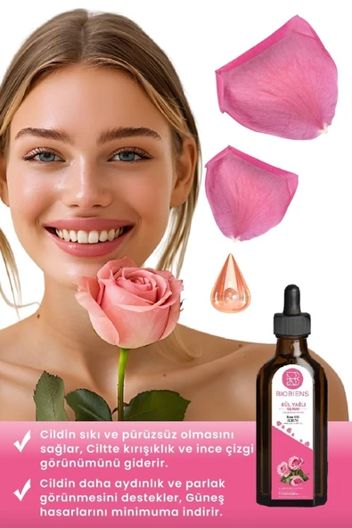 Gül Yağlı Yüz Vücut Serumu 100 ML - 2