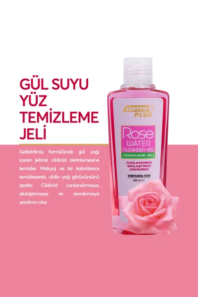 Mıracle Gül Suyu Yüz Temizleme Jeli 200 Ml ….yüz-bakım-99 - 2