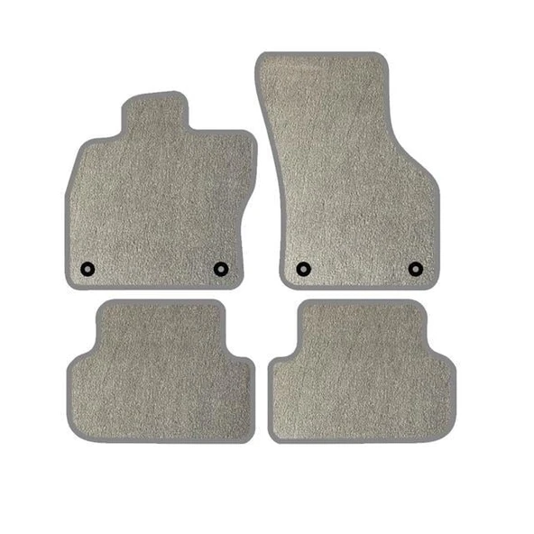 Volkswagen Polo 1995-2001 6N2 Halı Paspas Seti Gri - 1