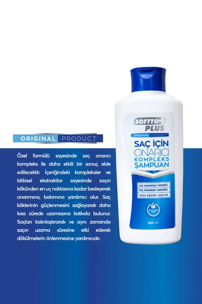 Saç Onarıcı ve Dökülme Karşıtı Kompleks Şampuan 360ml - 3