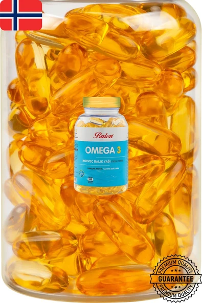 Omega 3 Norveç Balık Yağı () 1380 Mg 100 Kapsül 2'Lİ Set - 3