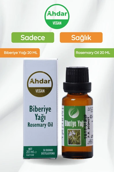 Ahdar 20 ML Biberiye Yağı - Resim 4