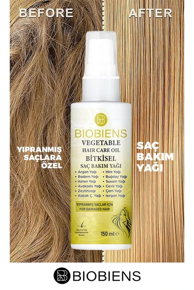 Bitkisel Yağlı Saç Bakım Spreyi 150 ml - 2