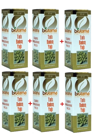 Tatlı Badem Yağı 50 Ml X 6 Adet