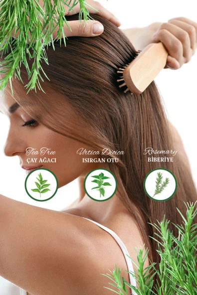 Rosemary Biberiye Şampuanı 400ml - 3