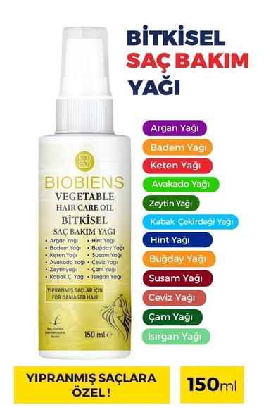 Bitkisel Yağlı Saç Bakım Spreyi 150 ml - 1