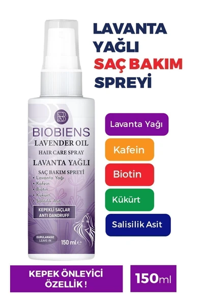 Lavanta Yağlı Saç Bakım Spreyi 150 ml - 1